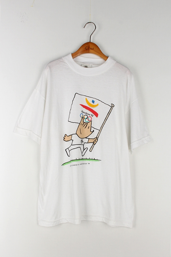 BARCELONA 92 올림픽 80s 빈티지 티셔츠 MAN_M