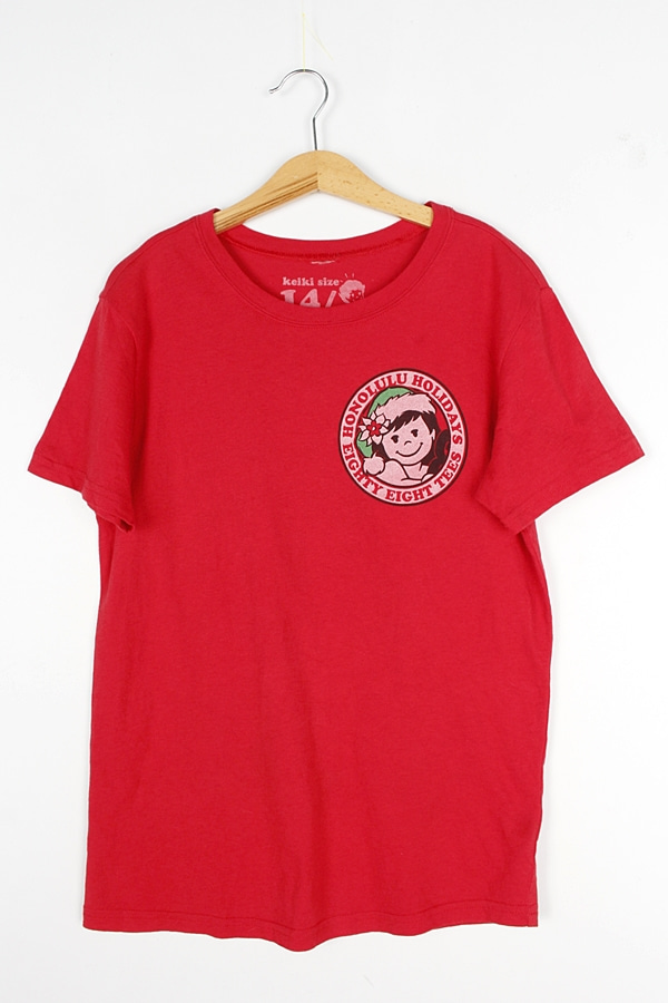 88TEES 하와이안 빈티지 프린팅 티셔츠 KIDS_14~16T