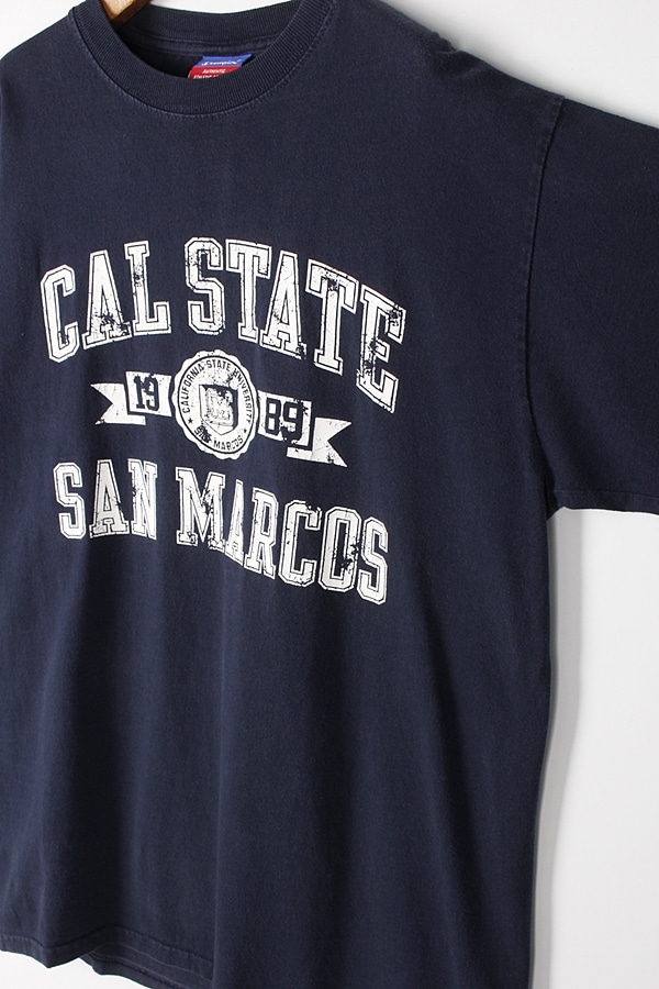 CHAMPION 챔피온 90s CALIFORNIA STATE UNIVERSITY SAN MARCOS 프린팅 티셔츠 MAN_M