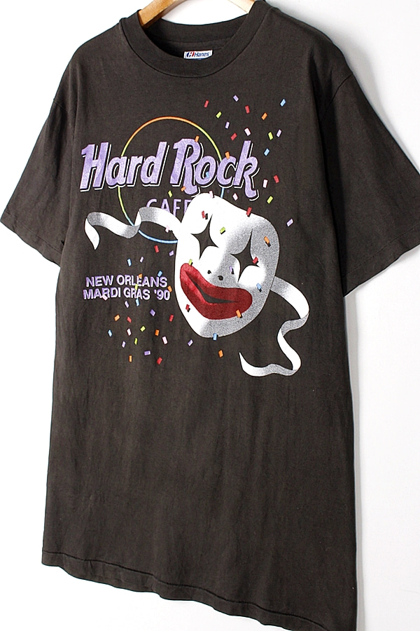 HANES X HARD ROCK CAFE 90s 빈티지 프린팅 롱 티셔츠 WOMAN_M