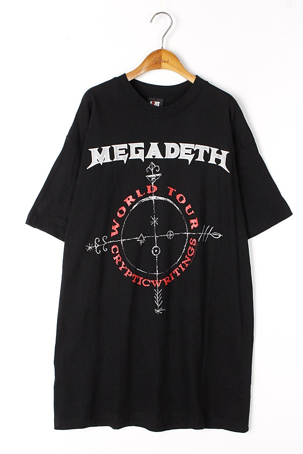 GIANT MEGADETH 스레시 메탈 메가데쓰 락 밴드 티셔츠 MAN_M