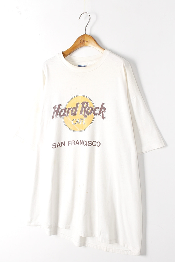 HARD ROCK CAFE SAN FRANCISCO 하드락카페 80s 빈티지 티셔츠 MAN_XL