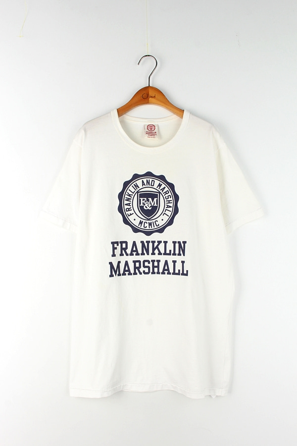 FRANKLIN MARSHALL 프린팅 하프 티셔츠 MAN_M