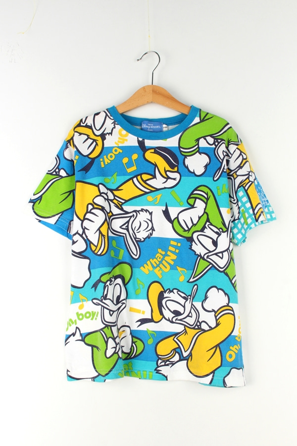 TOKYO DISNEY RESORT 캐릭터 패턴 티셔츠 KIDS_140