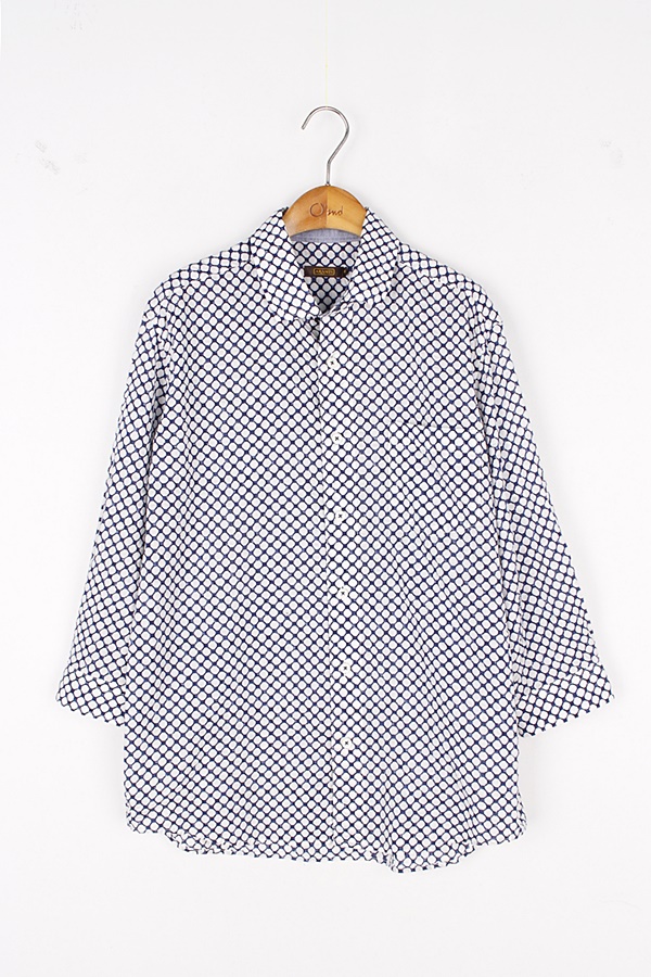 ARAMIS 패턴 레트로 리플 7부 셔츠 WOMAN_M