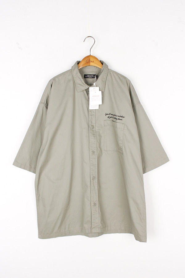 미사용품 THRUXTON 원 포켓 하프 셔츠 MAN_XL