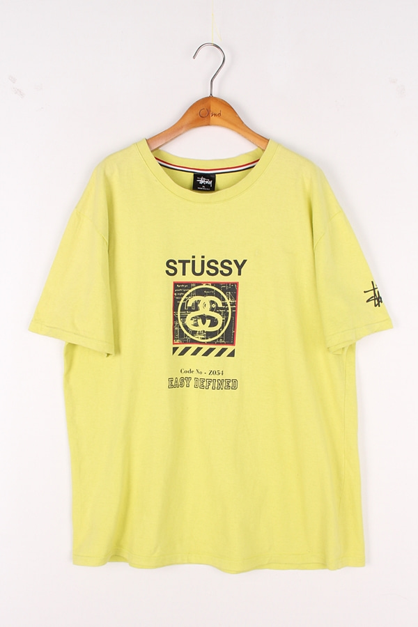 STUSSY_MADE USA 스투시 프린팅 티셔츠 MAN_M