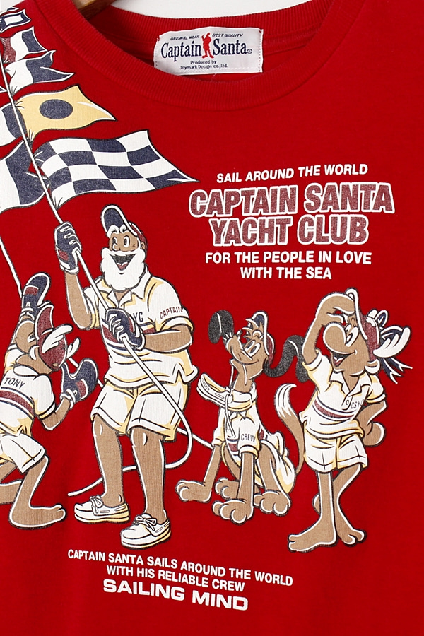 CAPTAIN SANTA 캡틴산타 빈티지 프린팅 티셔츠 WOMAN_S