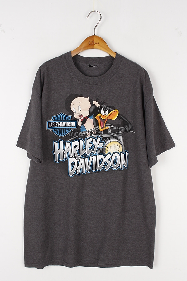 HARLEY DAVIDSON 할리데이비슨 빈티지 프린팅 티셔츠 MAN_M
