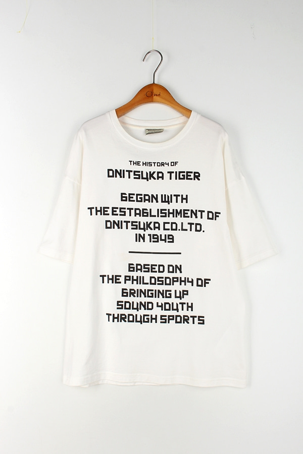 ONITSUKA TIGER X ANDREA POMPILIO 프린팅 티셔츠 MAN_S
