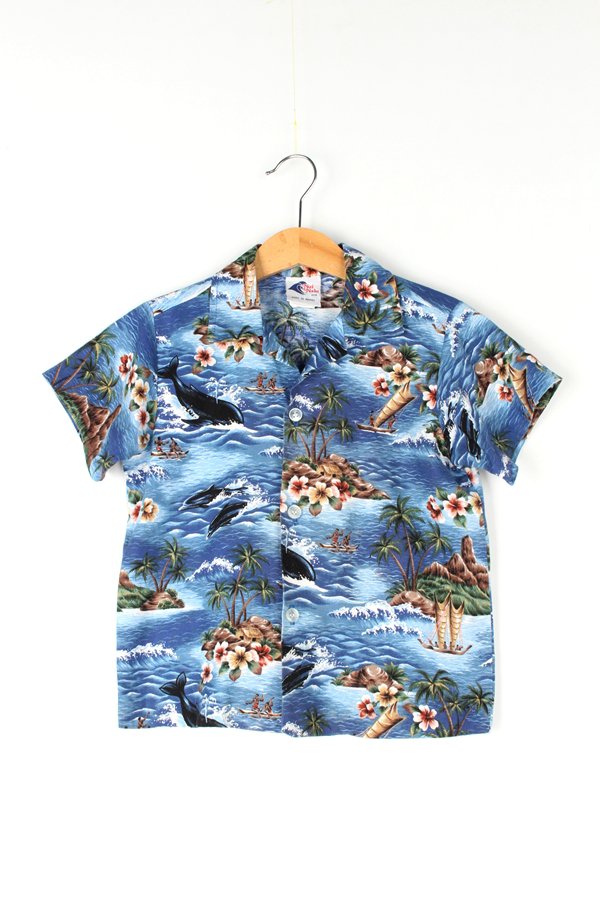 NUI NALU_MADE HAWAII 하와이안 셔츠 KIDS_4T