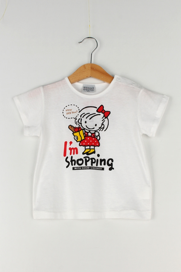 SLING SHOT 프린팅 하프 티셔츠 KIDS_95