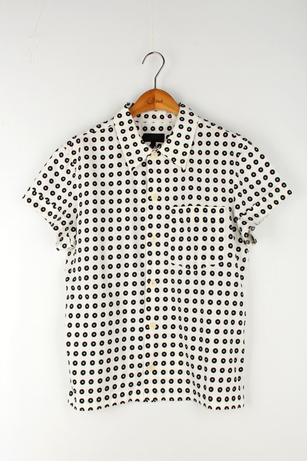 APC 아페쎄 원 포켓 패턴 셔츠 WOMAN_L