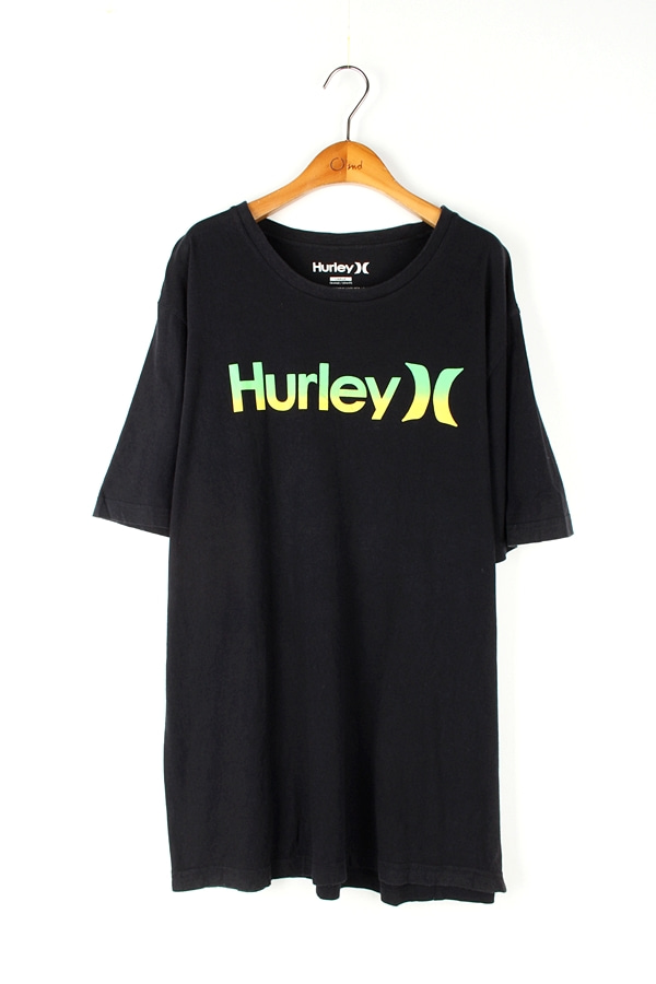 HURLEY 프린팅 하프 티셔츠 MAN_M
