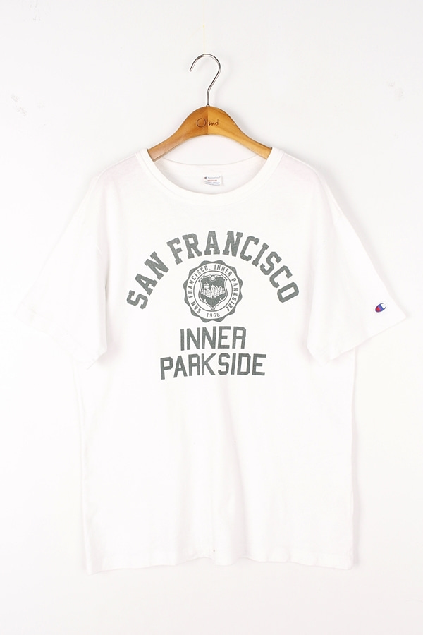 CHAMPION 챔피온 SAN FRANCISCO 프린팅 티셔츠 MAN_M