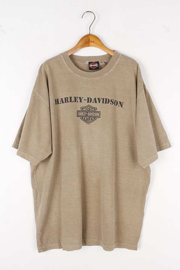 HARLEY DAVIDSON 할리데이비슨 빈티지 프린팅 티셔츠 MAN_L