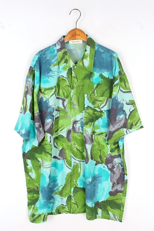 SOZI PIA SPORTS 오버핏 하와이안 셔츠 MAN_L