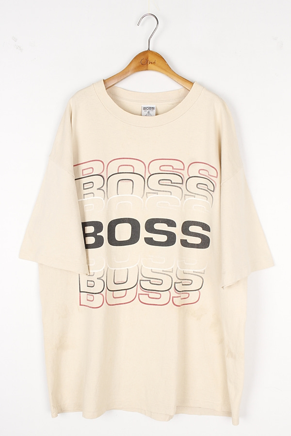 BOSS_MADE USA 빈티지 프린팅 티셔츠 MAN_XL