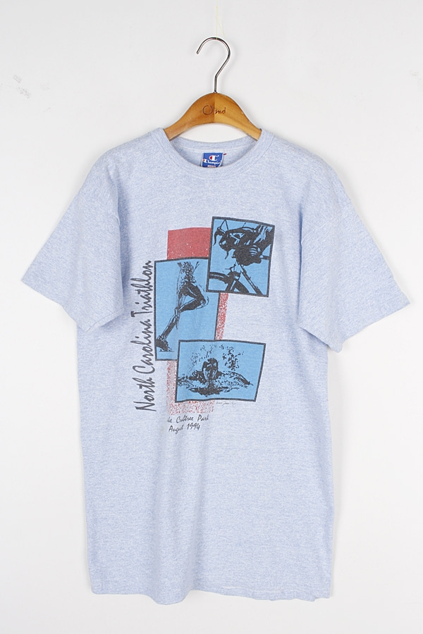 CHAMPION_MADE USA 90s 빈티지 프린팅 티셔츠 MAN_S