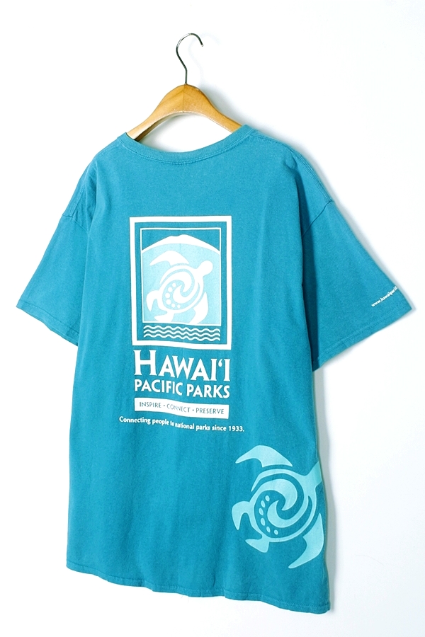 GILDAN 하와이안 빈티지 티셔츠 MAN_L